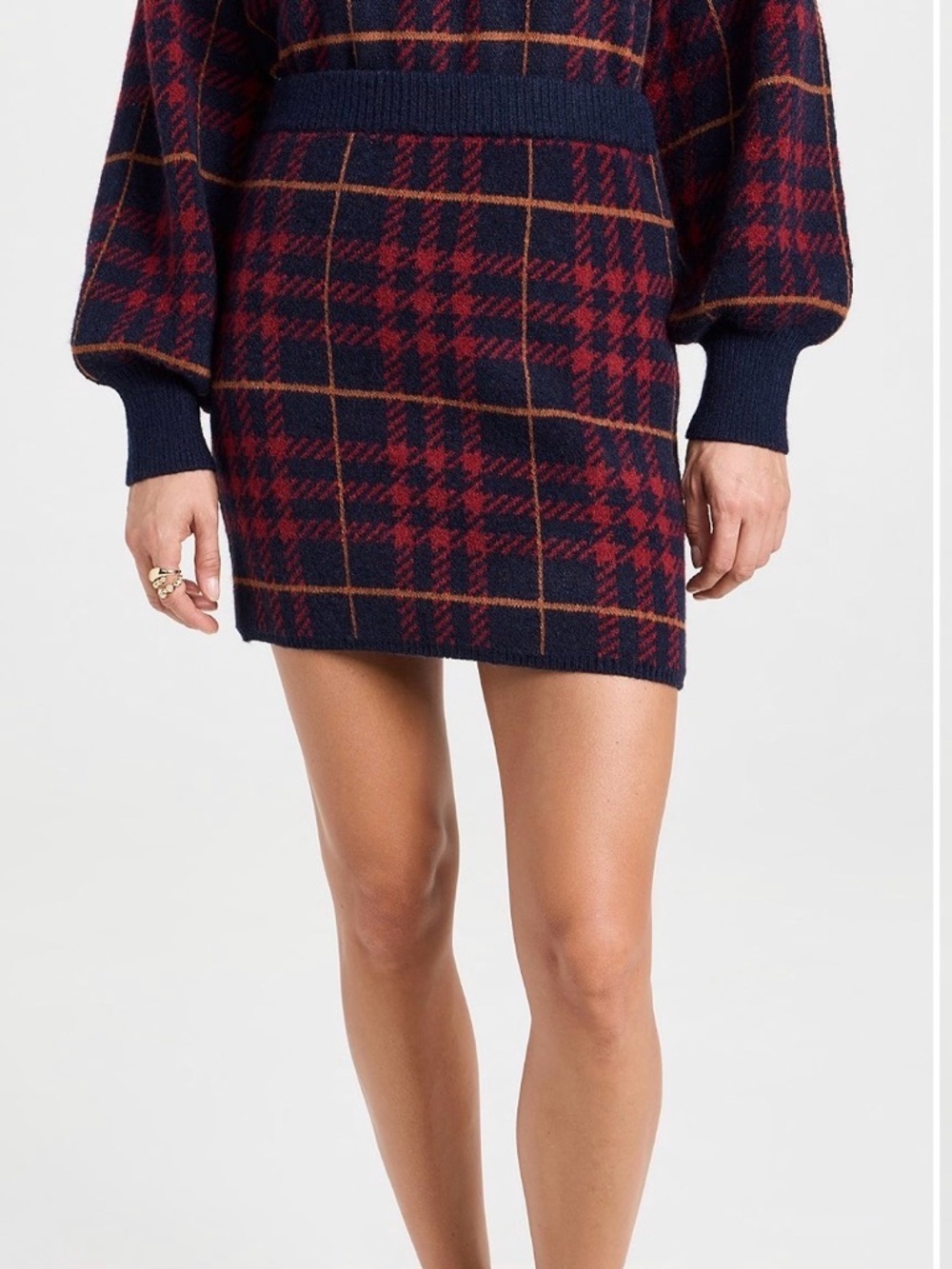 En Saison Bronte Plaid Skirt Size XS